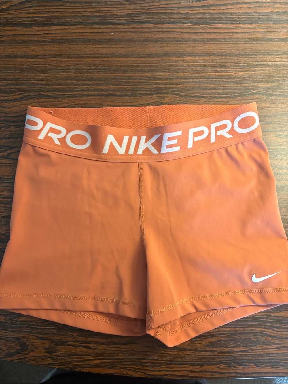 Nike Pro Women's Salmon/Orange Training Shorts